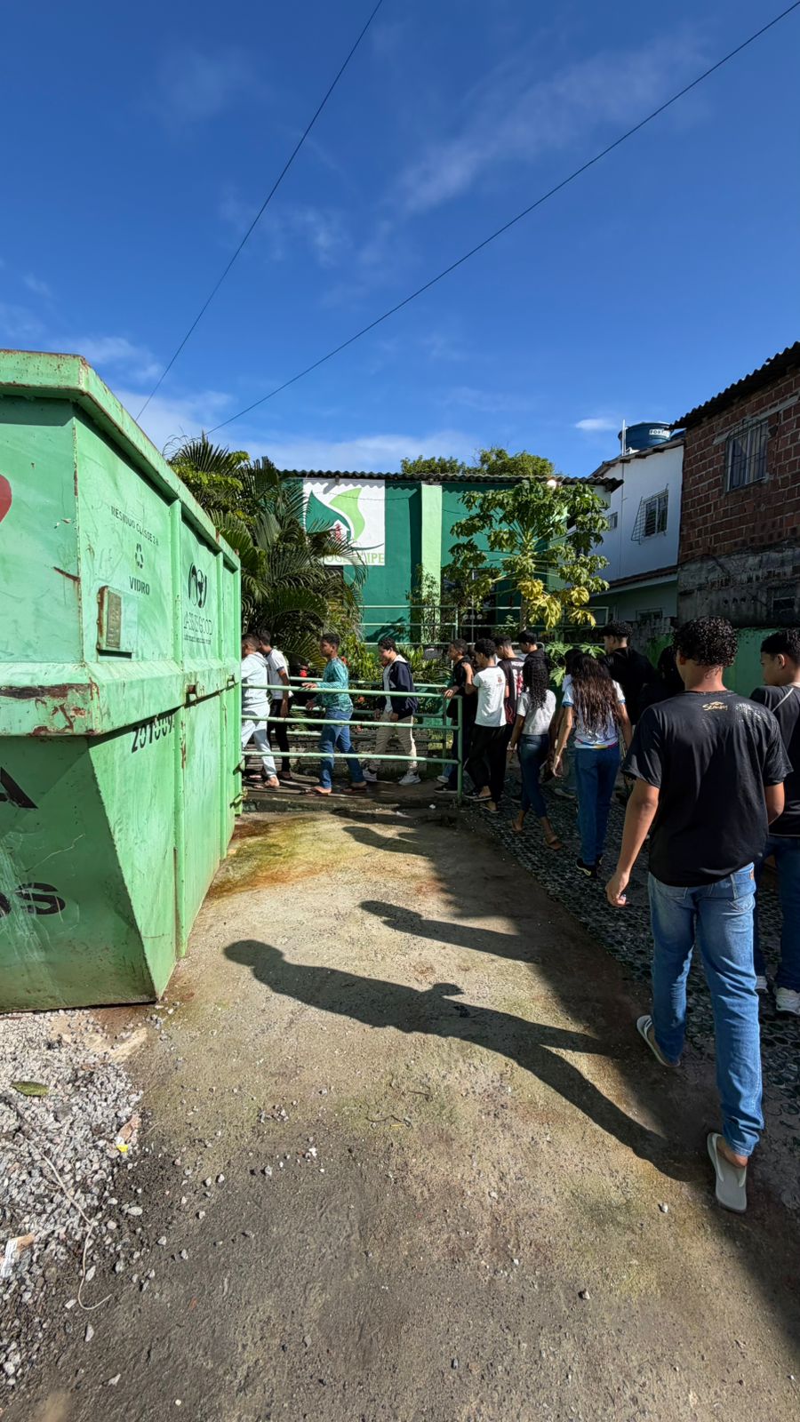 VISITA A COOPERATIVA DE RECICLAGEM COOCENCIPE PARA PALESTRA.