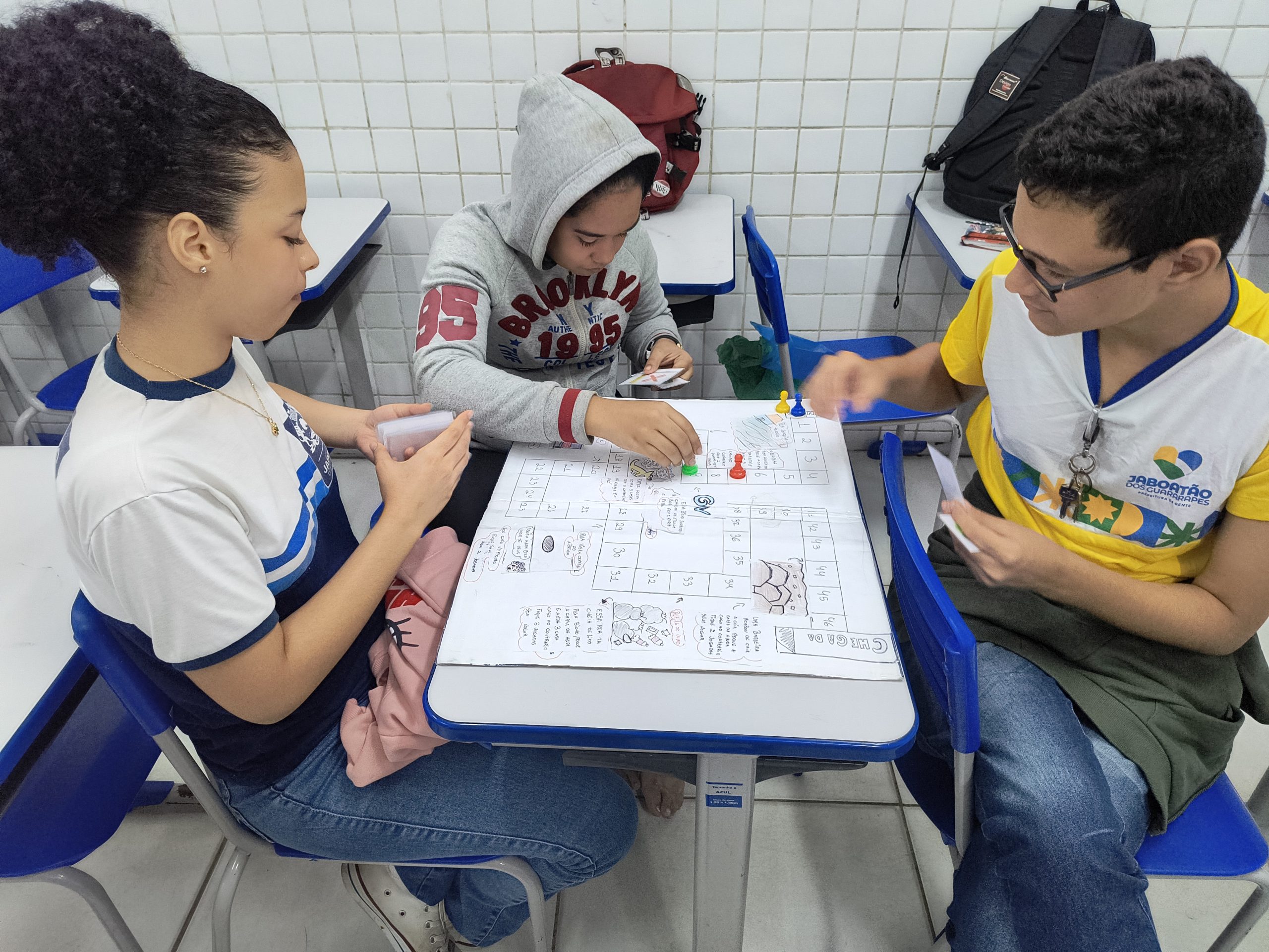 Soltando a criatividade para representar risco.