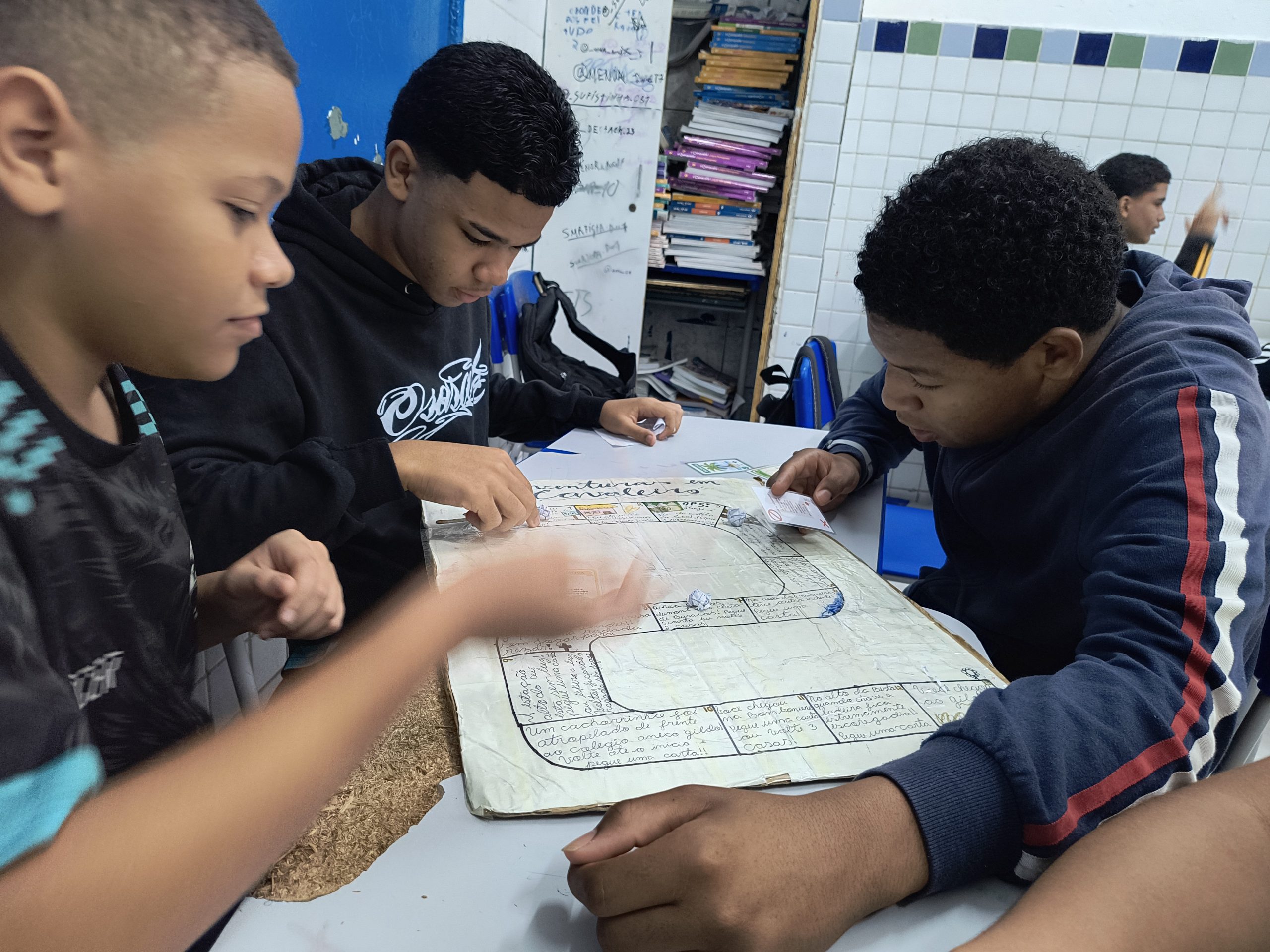Aplicação dos jogos nas turmas do ensino fundamental 2
