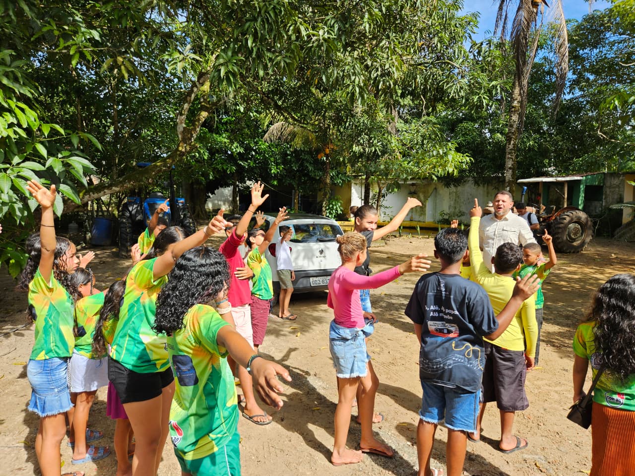 Participação de jovens e crianças na campanha