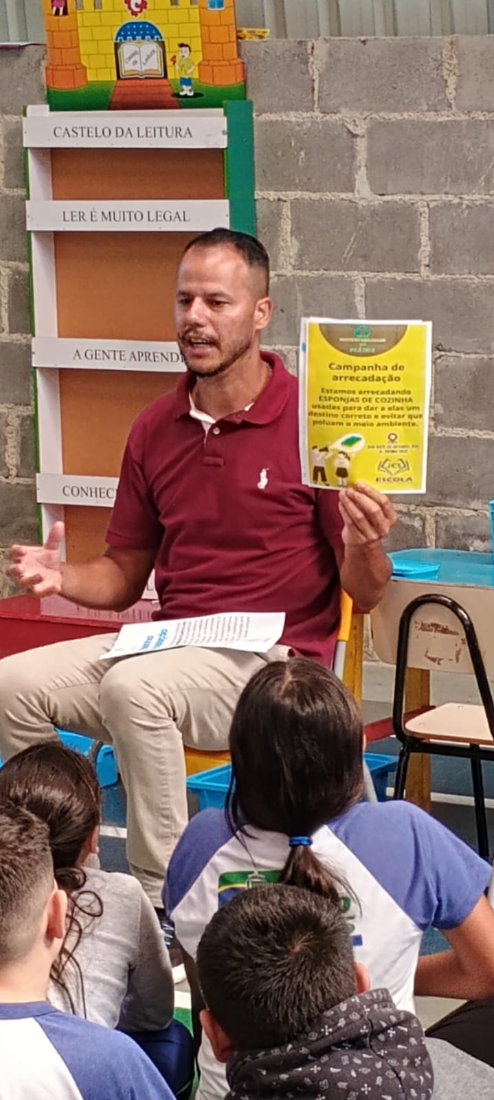 Parceria com a Escola Municipal Ernesto Milani