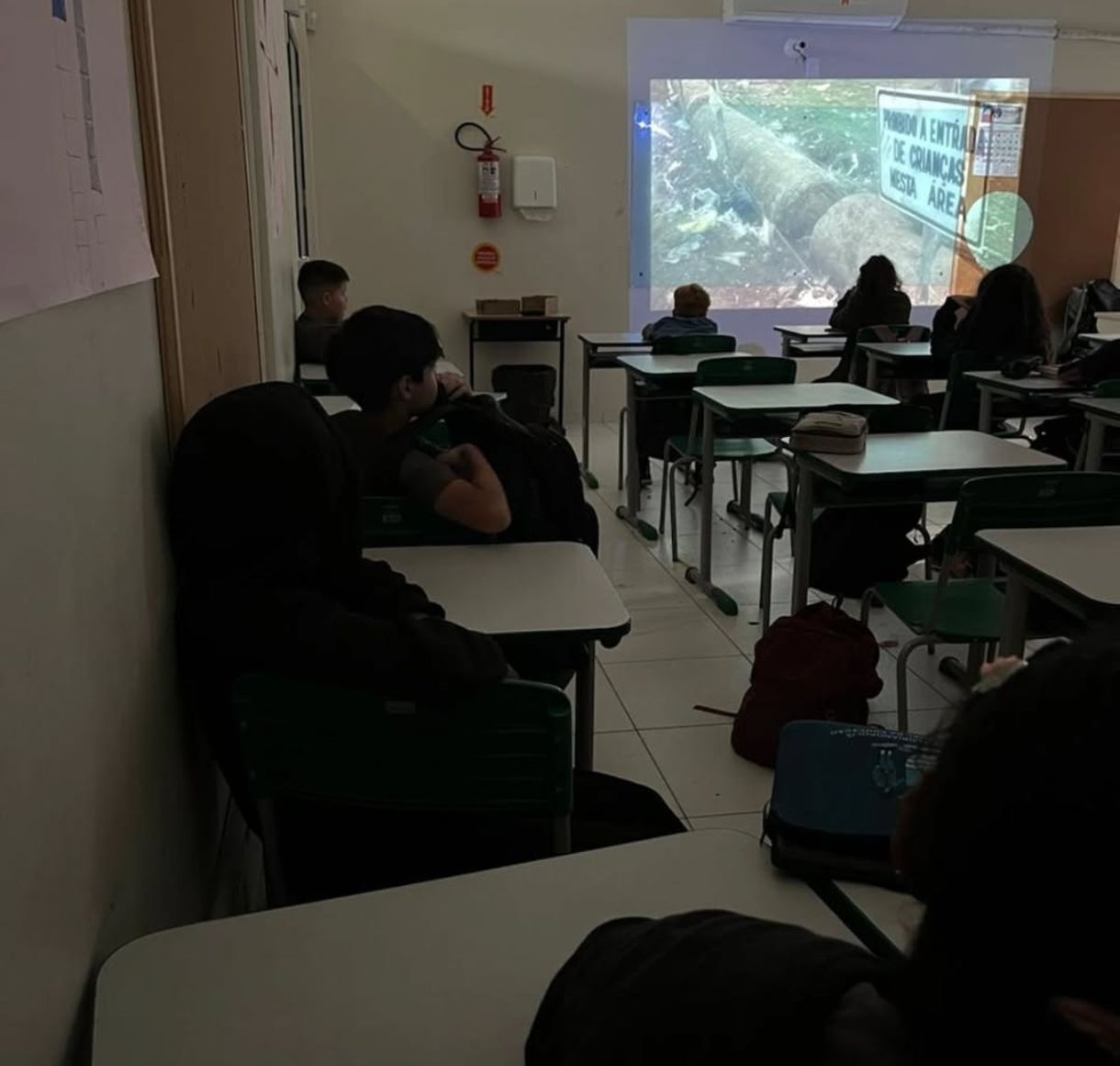Palestra sobre preservação e riscos