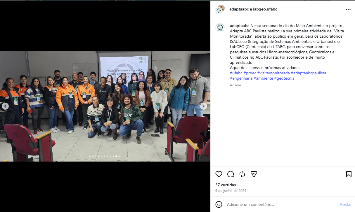 Visita monitorada à UFABC