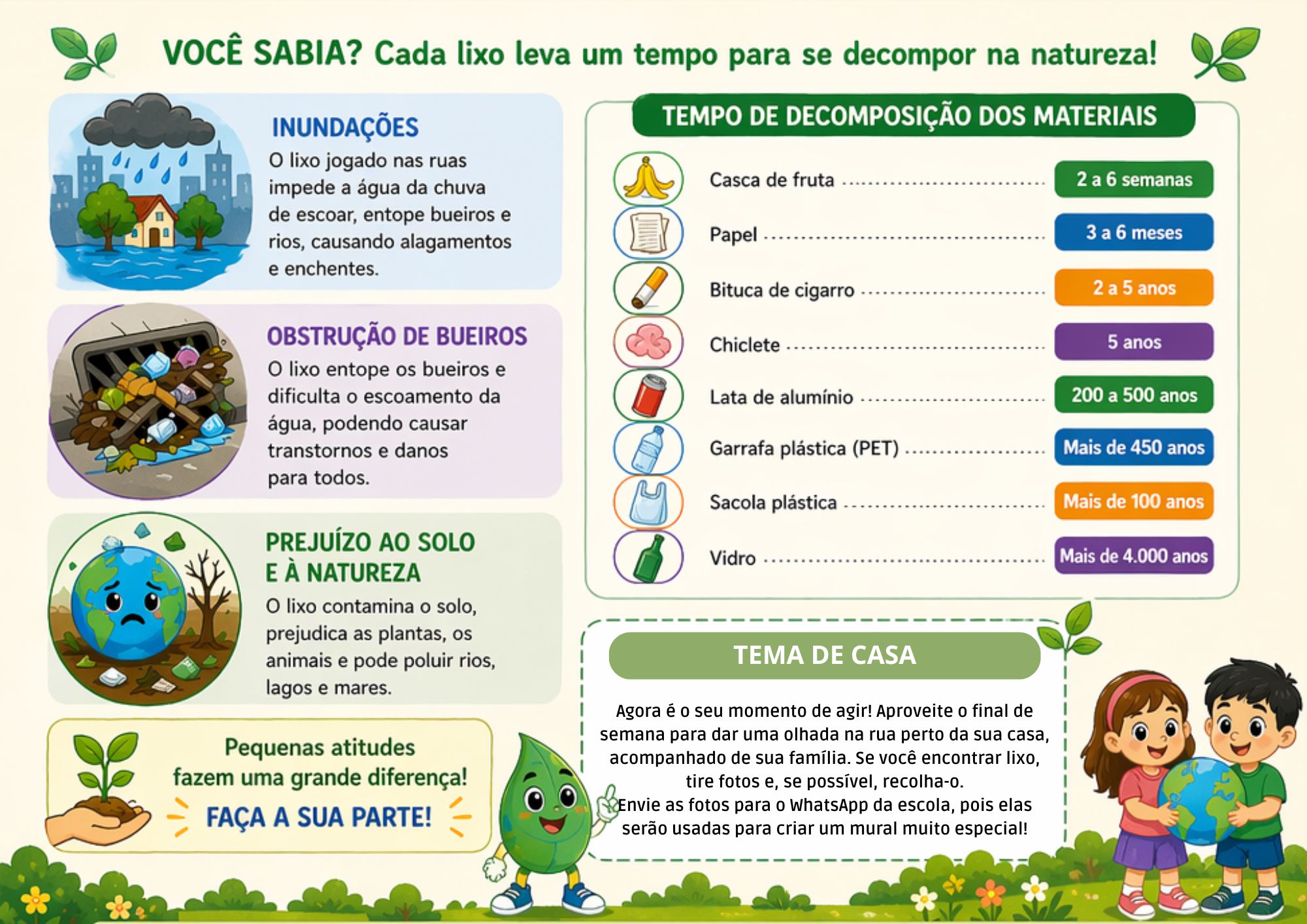 material de divulgação