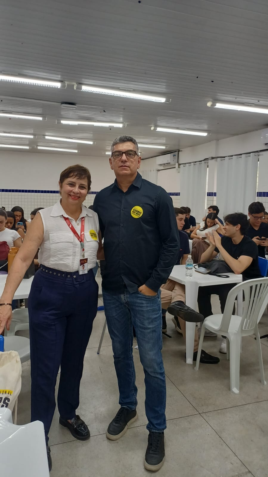 Profa Cynthia Suassuna e Prof William Santos