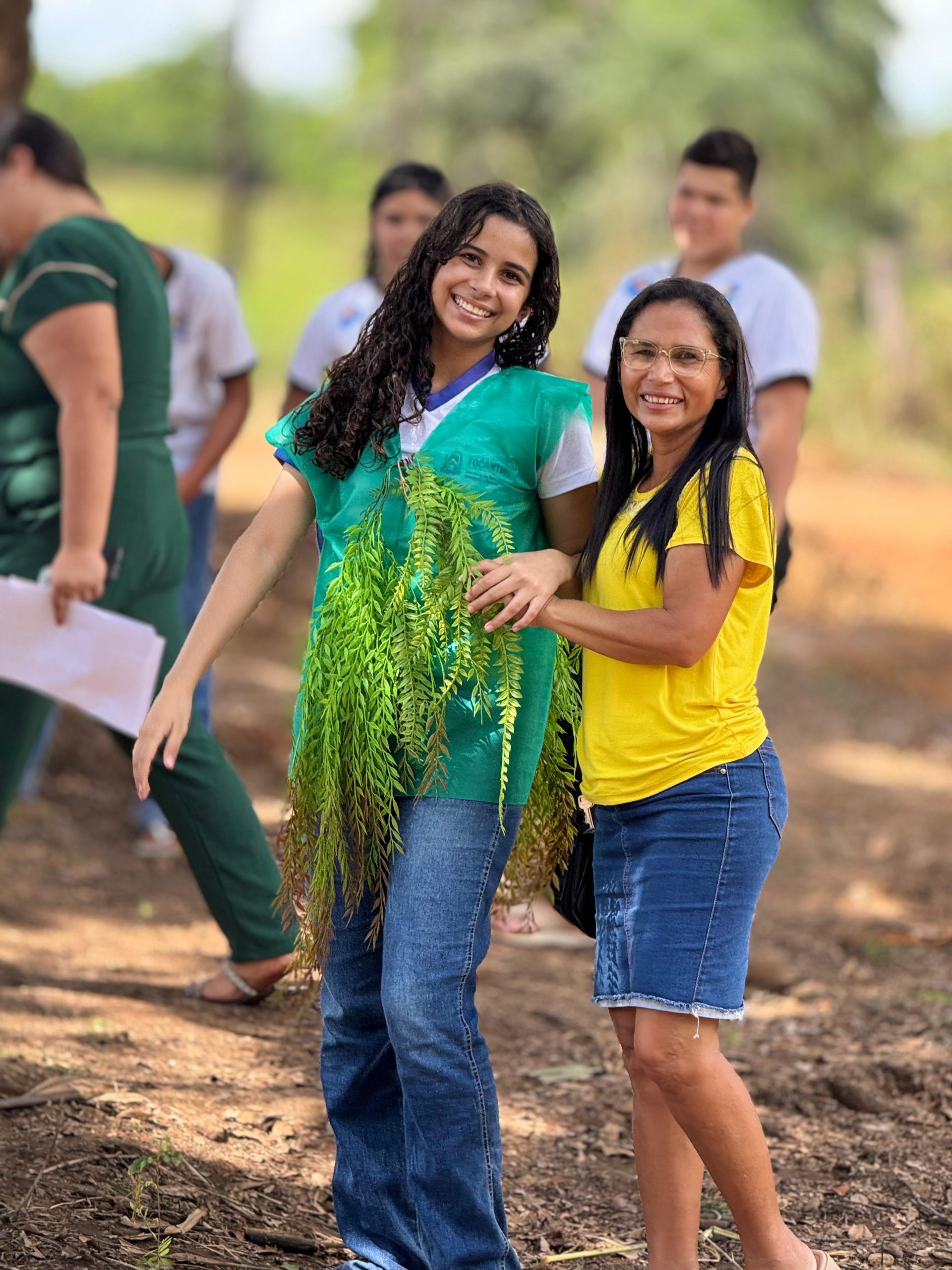 Aluna participante do teatro