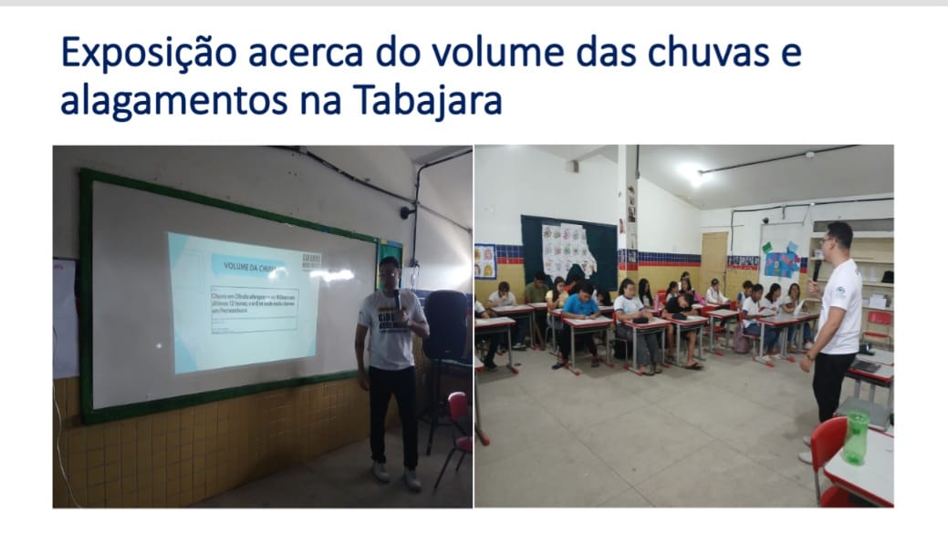 Palestra sobre o volume das chuvas na Cidade Tabajara