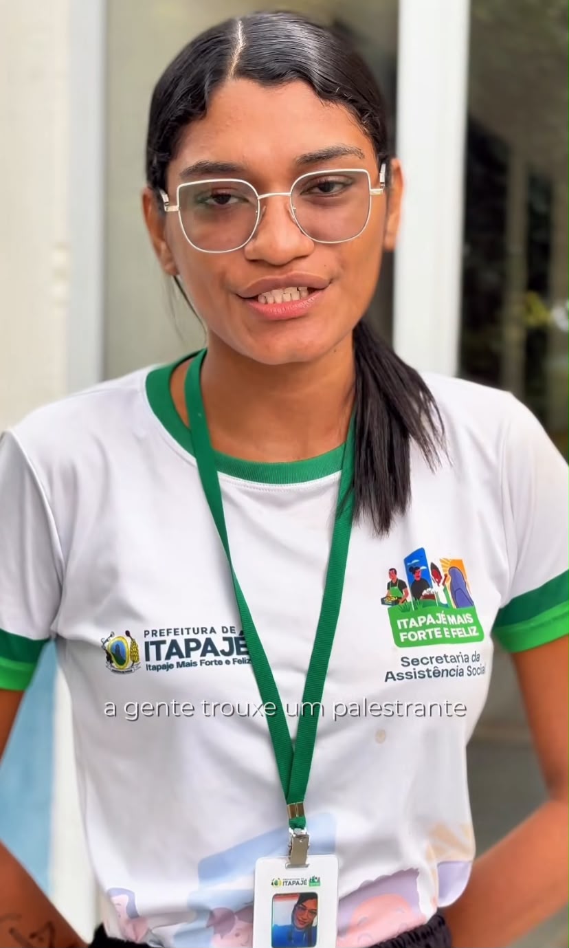 Ingrid uma das Orientadoras Sociais do CRAS Catão de Itapajé