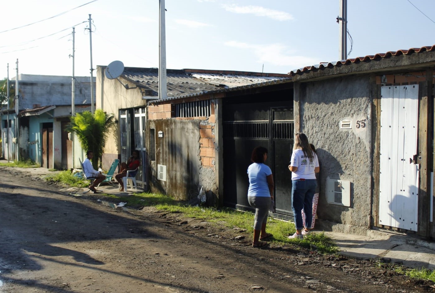 Entrevista com morador sobre alamentos e território