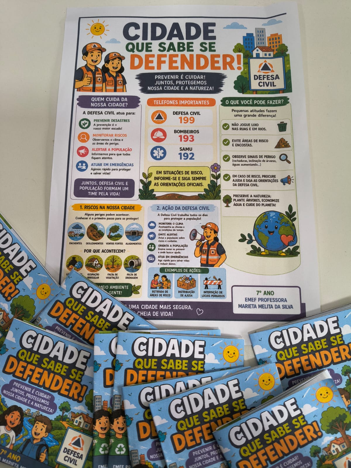 Material visual de divulgação da campanha.