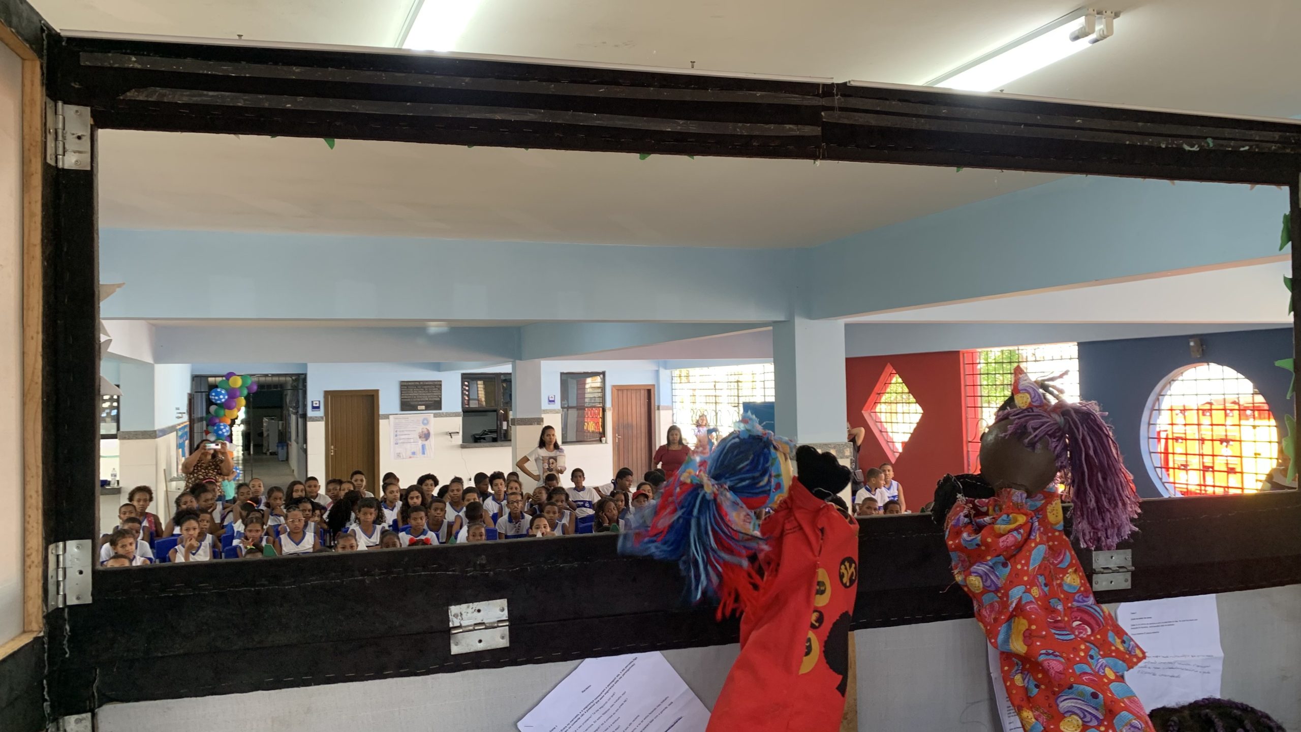 Apresentaçaõ do Coletivo Mamulengo no Quilombo