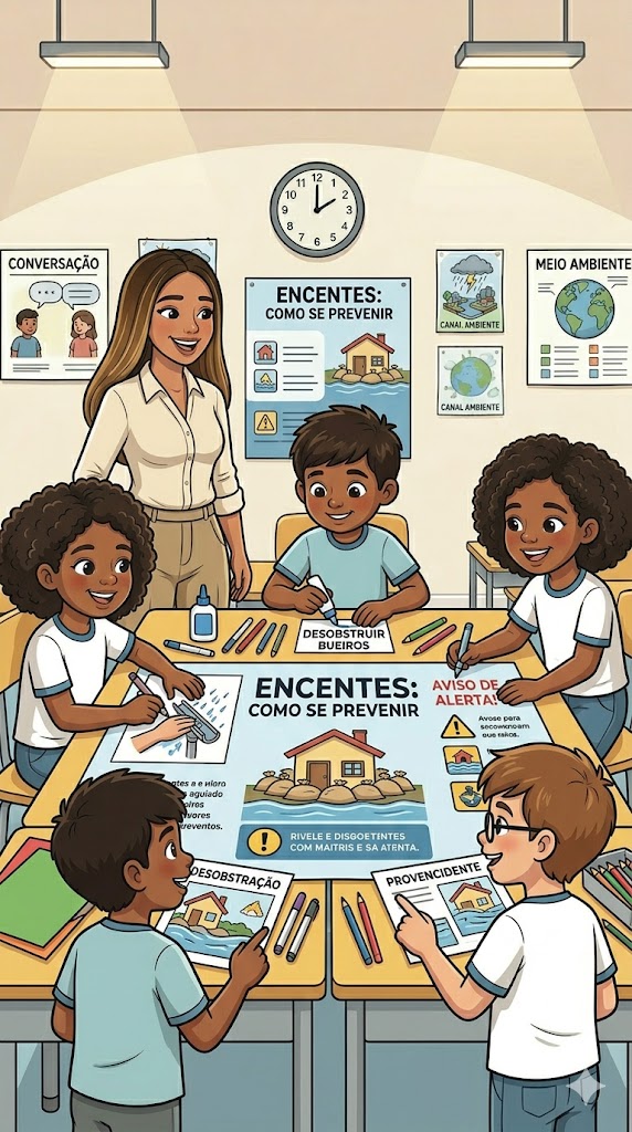 folha do ebook e livro infantil