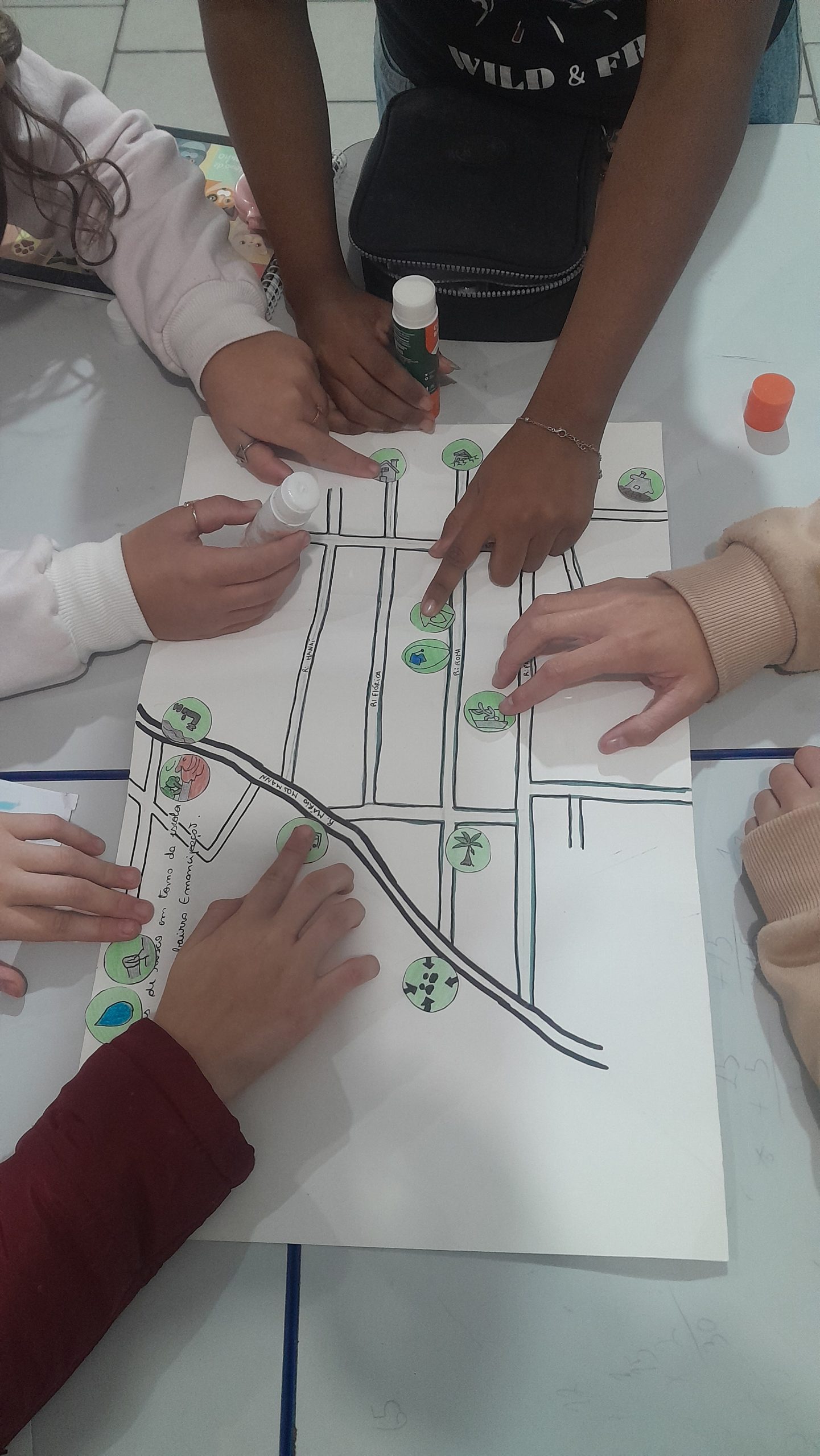 Mapa do bairro.