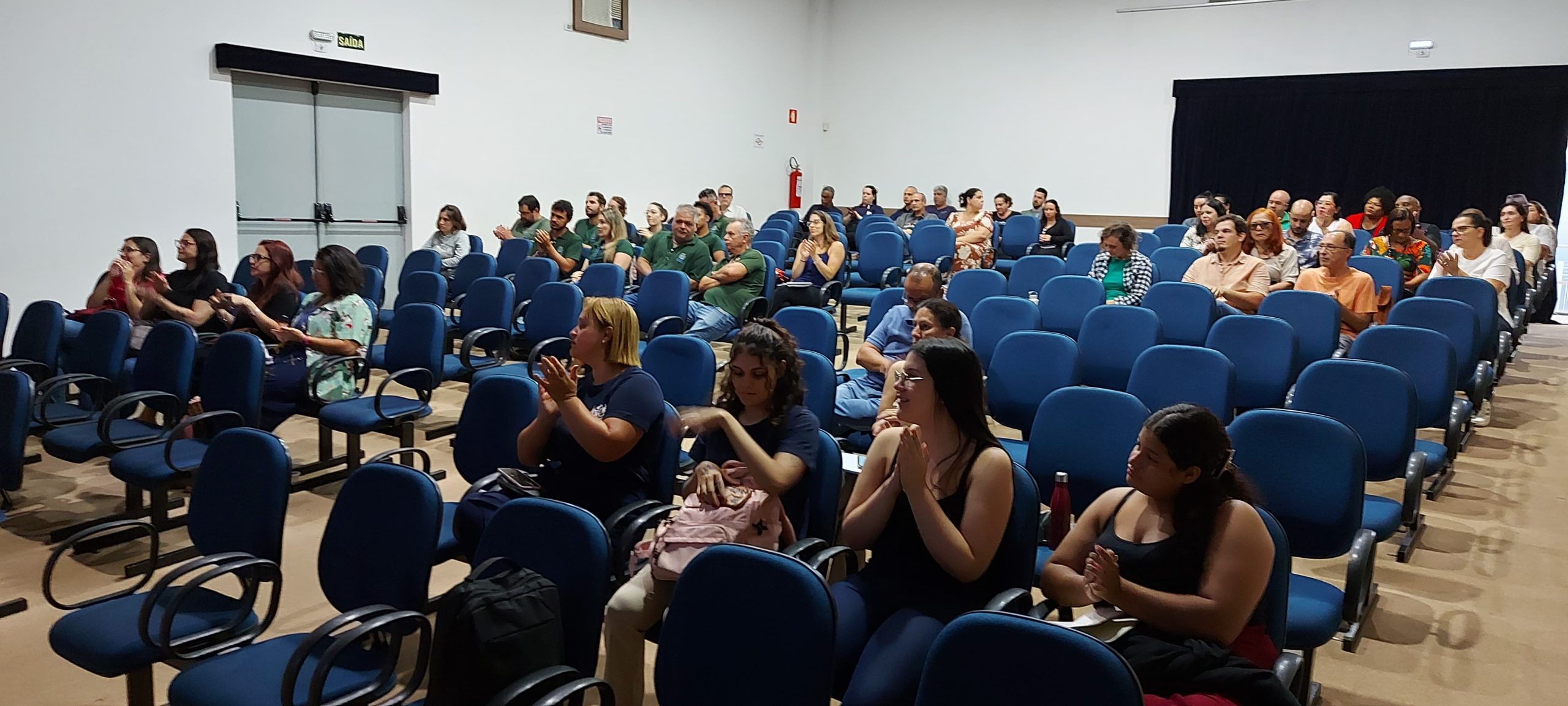 Registro dos participantes da Semana das Mudanças Climáticas
