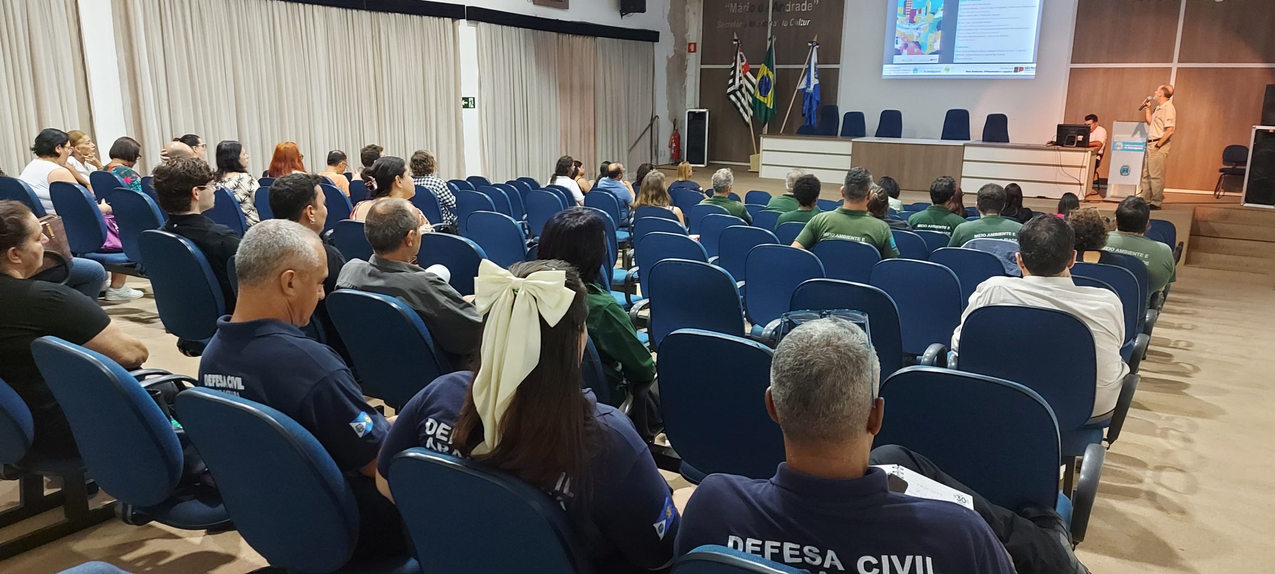 Registro dos participantes da Semana das Mudanças Climáticas