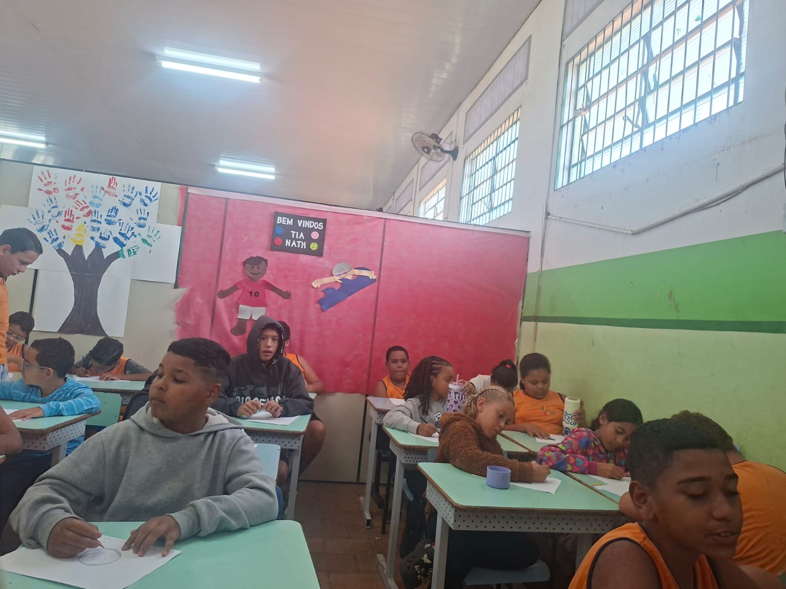 Crianças e adolescentes do Serviço de Convivência e Fortalecimento de Vínculos
