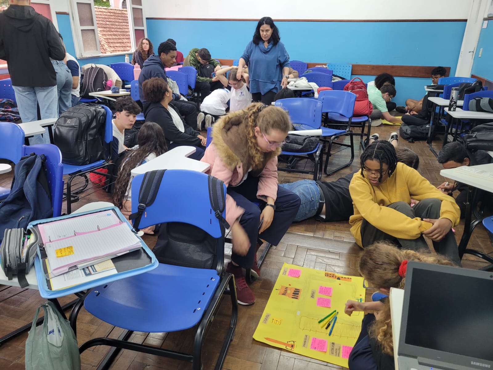 Alunos do CEFET/RJ UNED Petrópolis participam de oficina de disgnóstico participativo em sala de aula