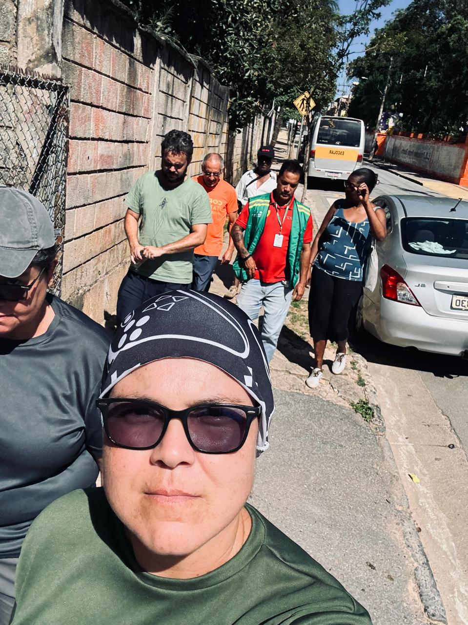 APÓS REUNIÃO COM A EQUIPE, SAÍMOS PARA A PRÁTICA