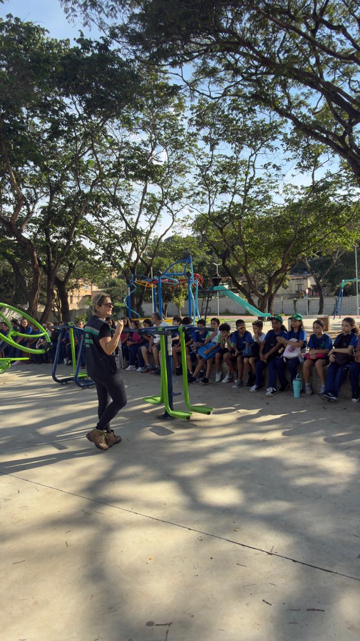 Visita guiada com alunos das escolas municipais - Dia 1