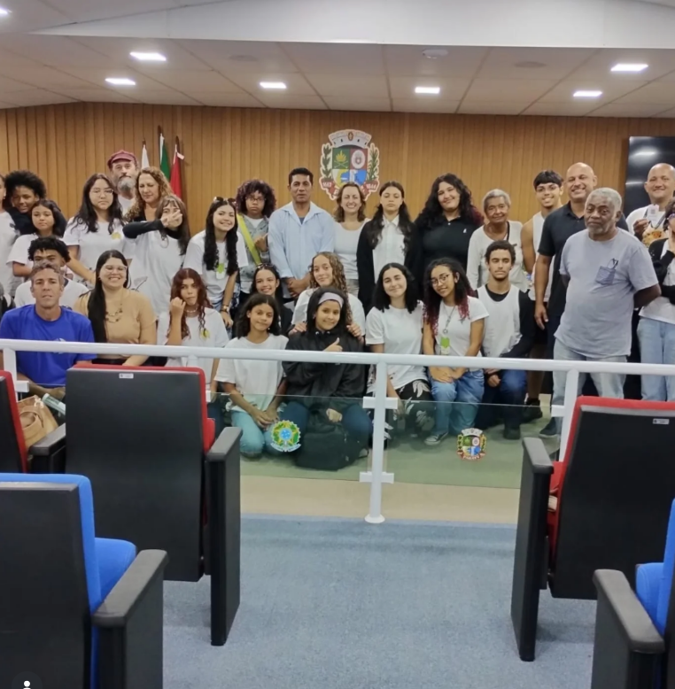 Apresentação da Campanha e ações na Câmara de vereadores de Paraty. Fala com os representantes municipais e sociedade civil.