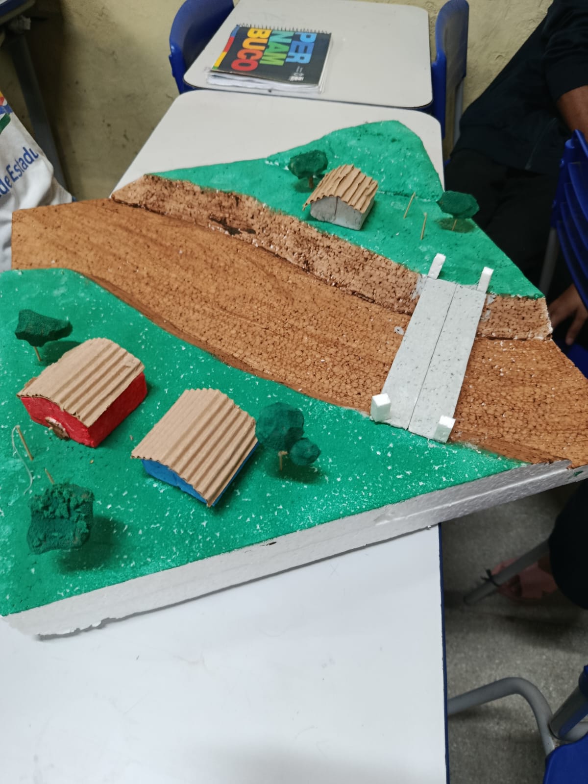 maquete feito pelos alunos