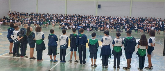 Pré-fórum em uma das escolas - EM Noel de Carvalho