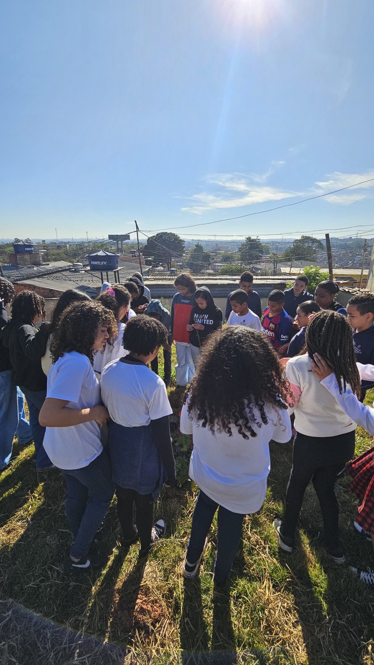 envolvimento de alunos das escolas atendidas