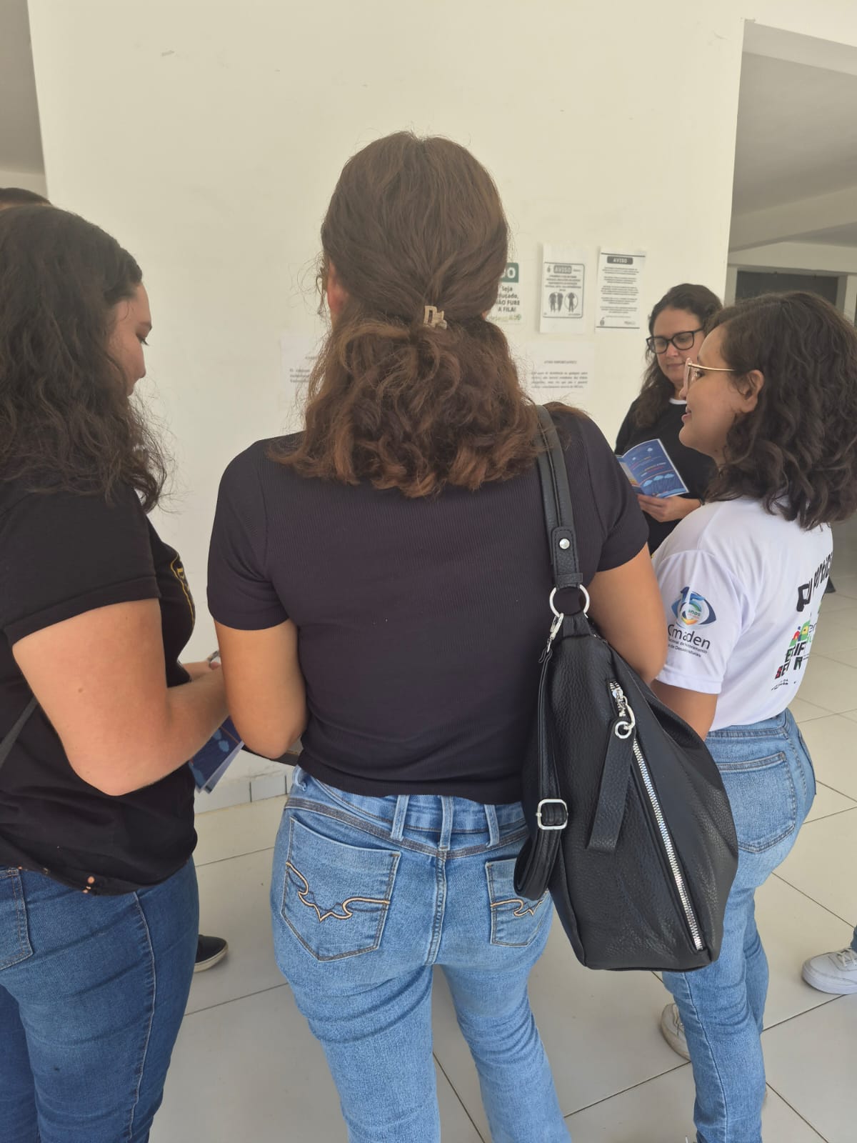 Mulheres presentes na campanha.