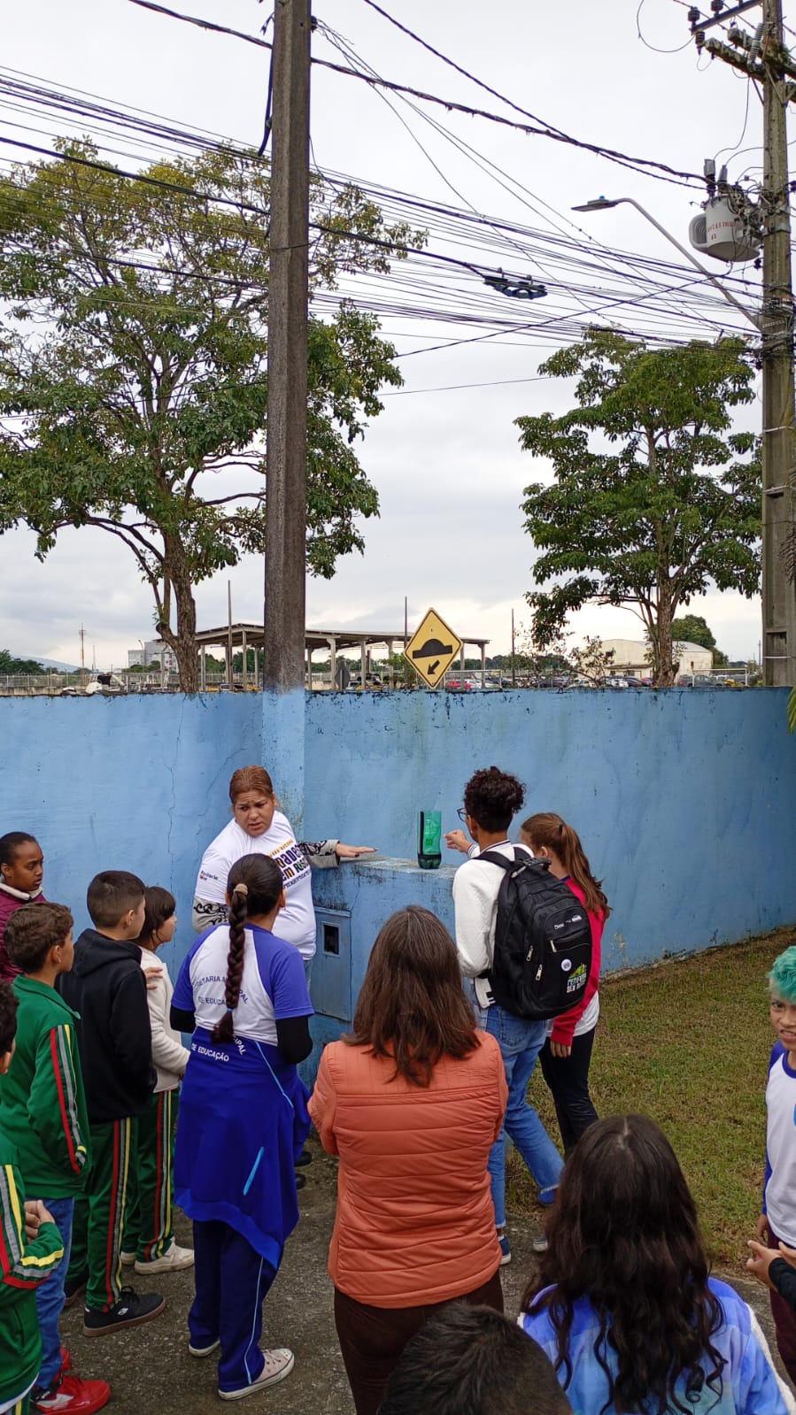 Instalação do Pluviêmetro Escola Almirante Tamandaré