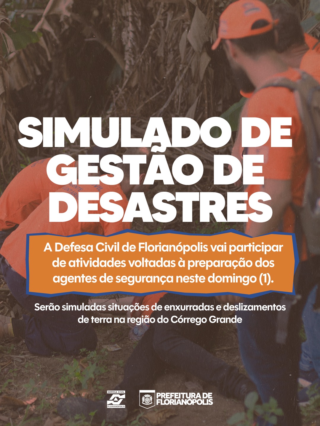 Uma das mídias usadas para divulgar e motivar a participação comunitária e de integrantes da Escola e Creches a participarem.