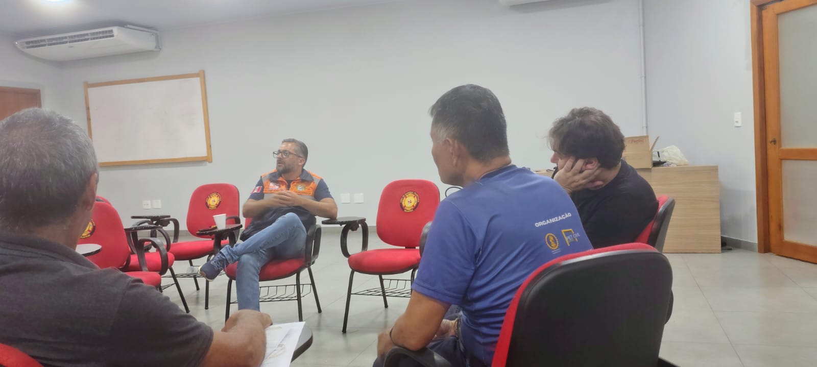 Dilcenei Nunes, Fernando Luis Hillebrand, Masato Kobiyama (Reunião Bacia Escola)