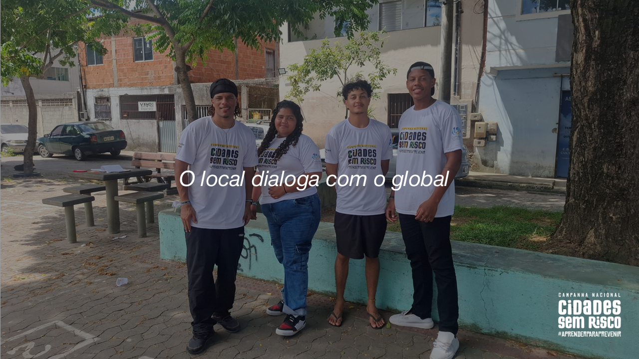 Encontro in loco, praça do movimento da melhor idade.