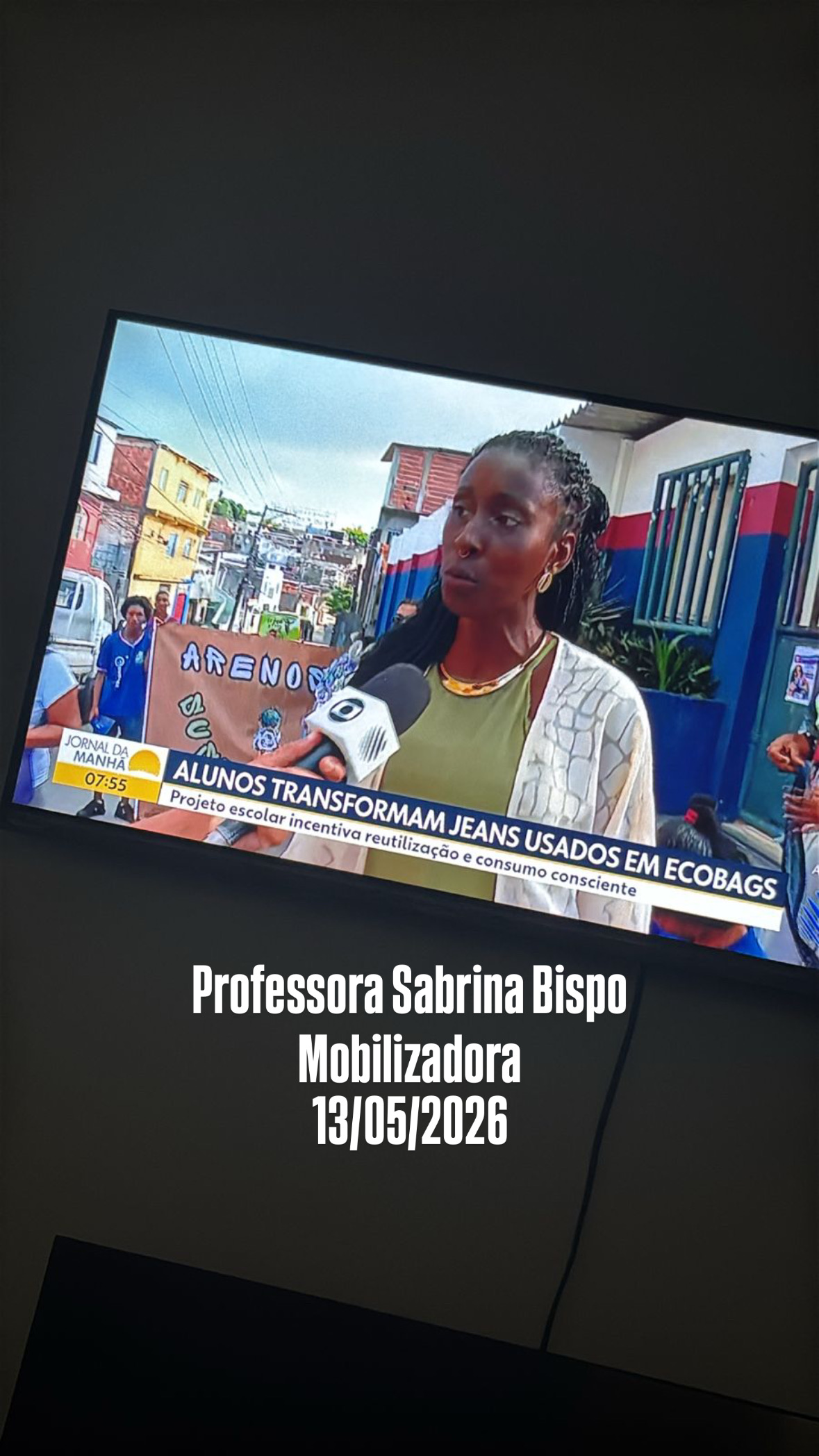 Professora Sabrina Bispo- Mobilizadora e organizadora