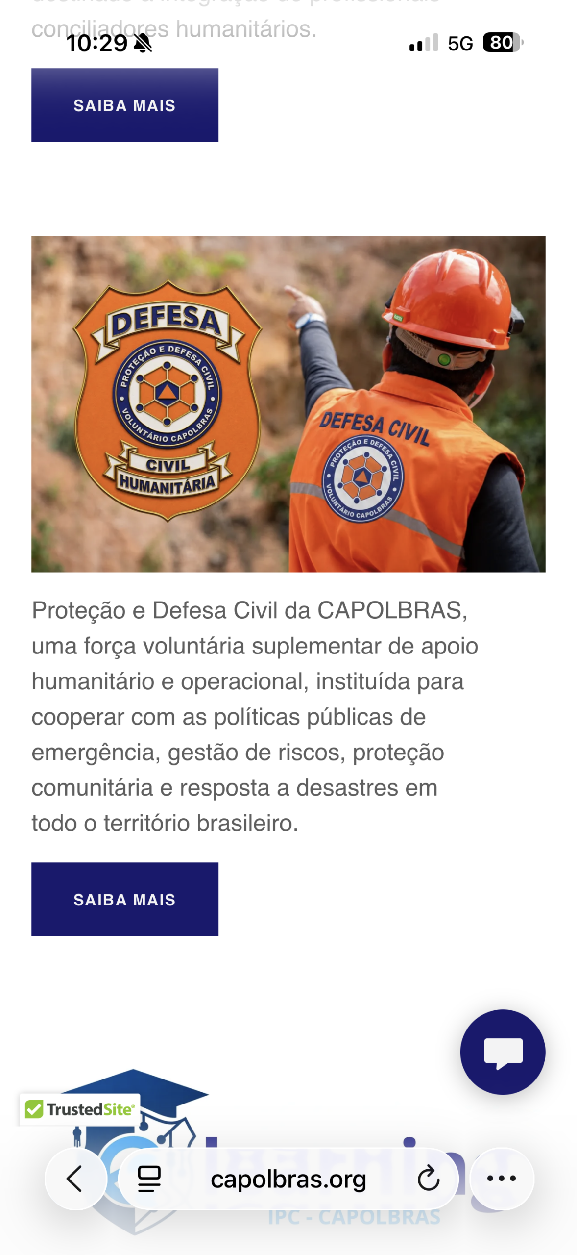 Capelães em reunião do grupo da Defesa Civil e Proteção da CAPOLBRAS