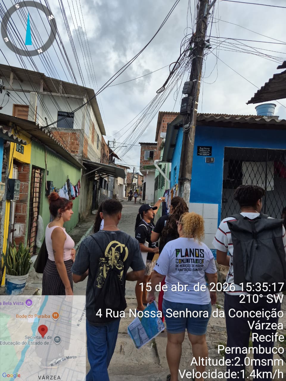 Mobilização dos agentes comunitários na comunidade de Vila Arraes