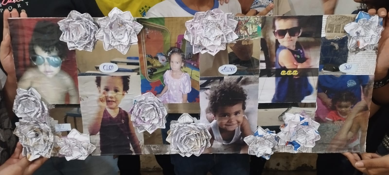 Arte feita com material reutilizável