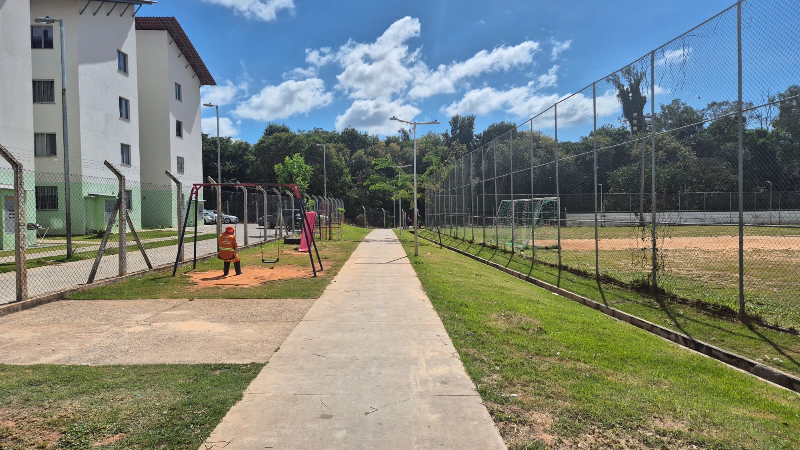 Mapeamento urbano - em Vilas e Favelas - Área de Playground com alta incidência solar