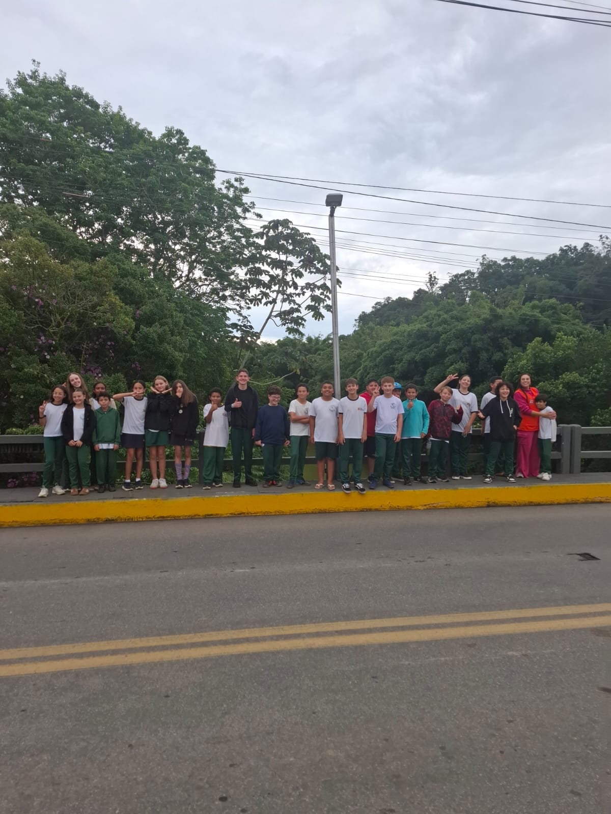 estudantes responsáveis por executar o projeto