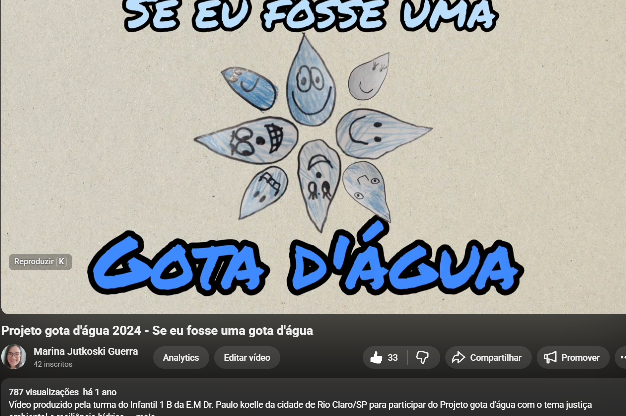 Evidência de alcance social da campanha por meio da difusão digital do curta-metragem no YouTube e ampla veiculação na imprensa local, engajando as famílias e os moradores do entorno no debate de riscos hídricos.