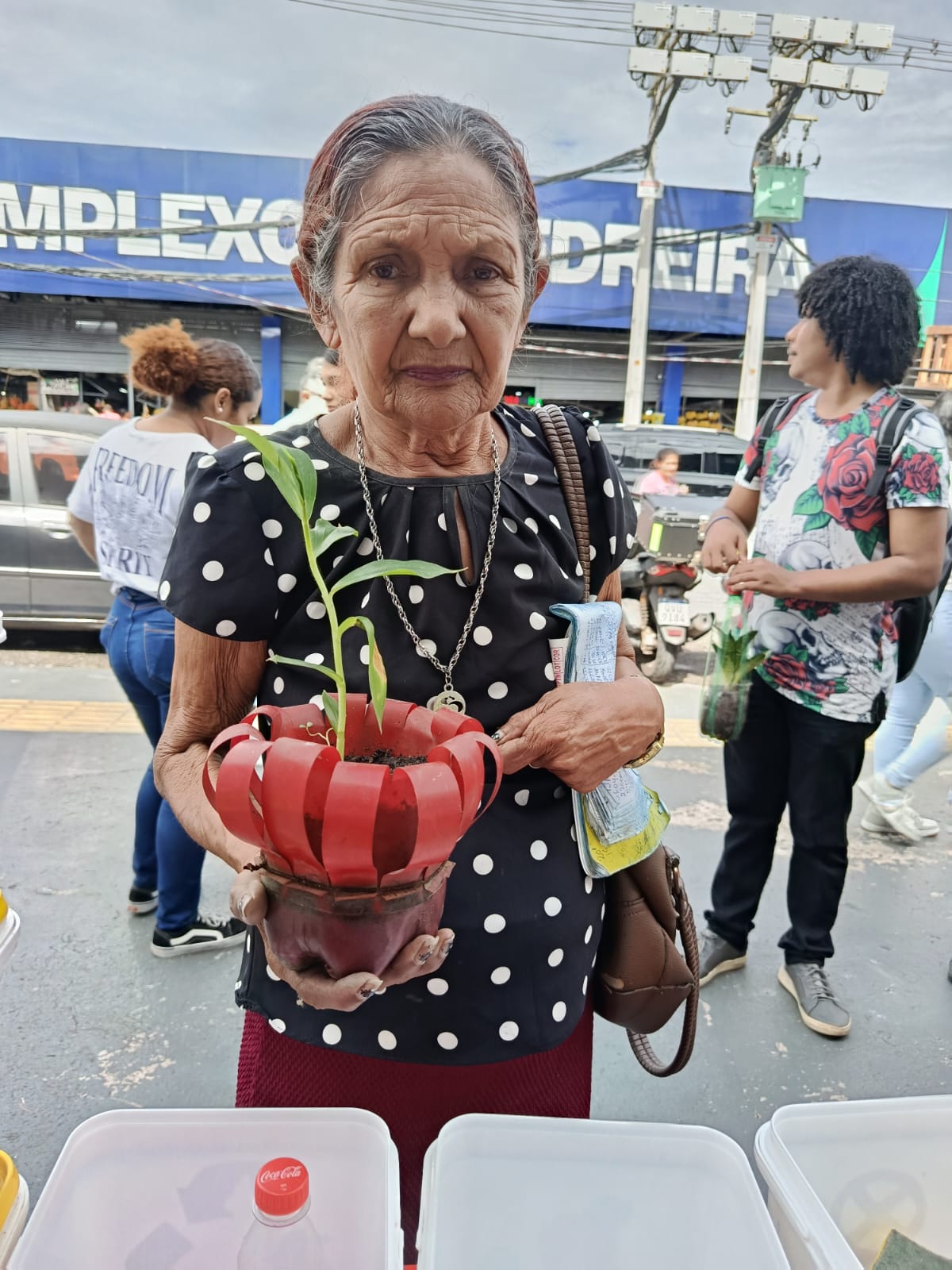 Ação educativa com participação das idosas na dinâmica dos 3Rs