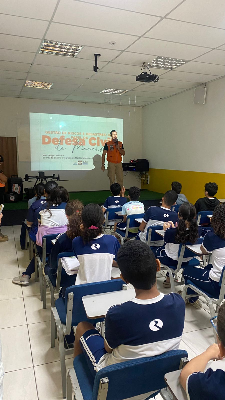 Palestra com a Defesa Civil Municipal