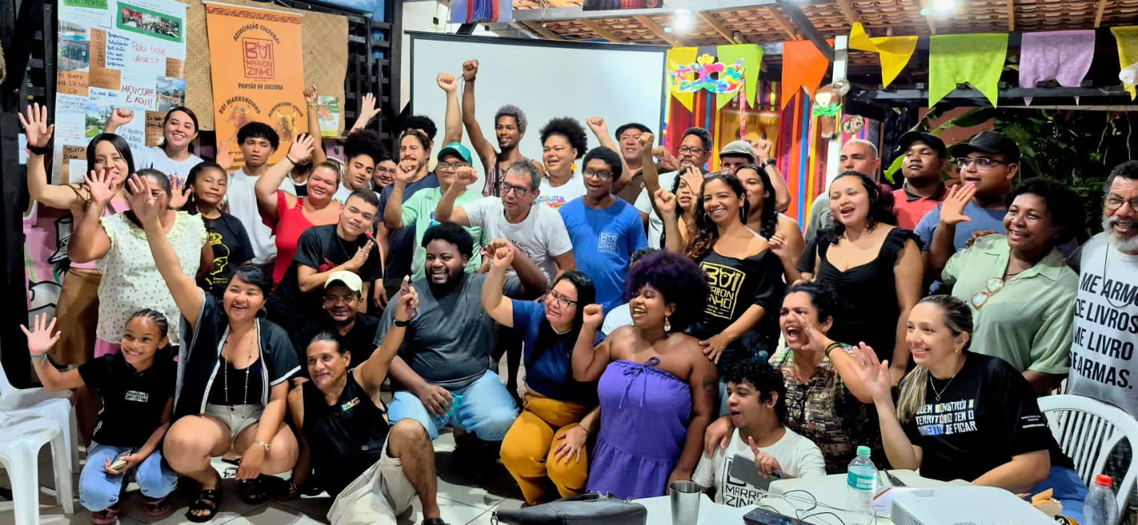 Coletivo Lutar Sempre, Boi Marronzinho, Defensores dos Rios Urbanos e Espaço Cultural Nossa Biblioteca em reunião de alinhamento