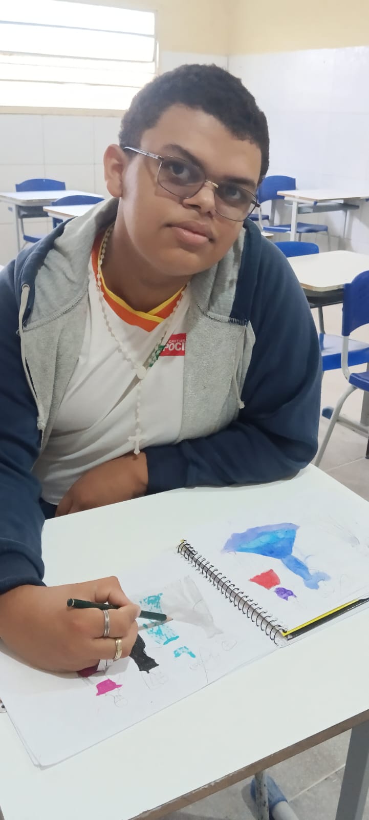ALUNO DA ESCOLA MUNICIPAL RUI BARBOSA - SÍTIO MARI - POCINHOS
