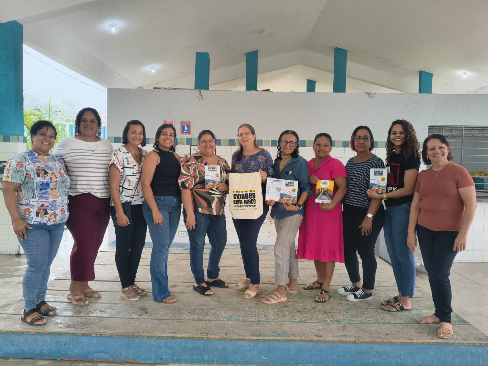 Equipe gestora e pedagógica do projeto: Diretora, Coordenação, Professores e Conselho escolar.